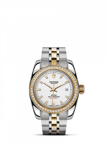 Tudor Classic 28 Stainless Steel / Yellow Gold / Diamond / White / Bracelet M22023-0001 Tudor Classic 28 Stainless Steel / Yellow Gold / Diamond / White / Bracelet M22023-0001