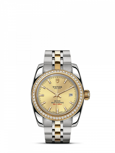 Tudor Classic 28 Stainless Steel / Yellow Gold / Diamond / Champagne / Bracelet M22023-0011 Tudor Classic 28 Stainless Steel / Yellow Gold / Diamond / Champagne / Bracelet M22023-0011