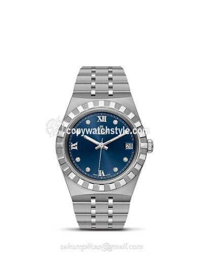 Tudor Royal Date 34 Stainless Steel / Blue - Diamond M28400-0007 Tudor Royal Date 34 Stainless Steel / Blue - Diamond M28400-0007