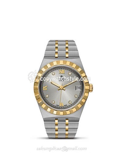 Tudor Royal Date 34 Stainless Steel / Yellow Gold / Silver - Diamond M28403-0002 Tudor Royal Date 34 Stainless Steel / Yellow Gold / Silver - Diamond M28403-0002