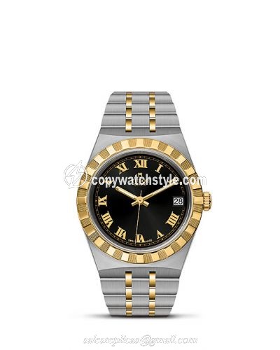 Tudor Royal Date 34 Stainless Steel / Yellow Gold / Black - Roman M28403-0003 Tudor Royal Date 34 Stainless Steel / Yellow Gold / Black - Roman M28403-0003