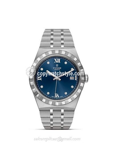 Tudor Royal Date 38 Stainless Steel / Blue - Diamond M28500-0006 Tudor Royal Date 38 Stainless Steel / Blue - Diamond M28500-0006