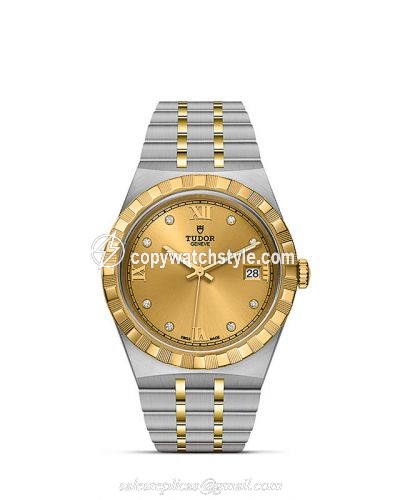 Tudor Royal Date 38 Stainless Steel / Yellow Gold / Champagne - Diamond M28503-0005 Tudor Royal Date 38 Stainless Steel / Yellow Gold / Champagne - Diamond M28503-0005