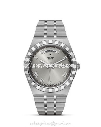 Tudor Royal Day-Date 41 Stainless Steel / Silver - Roman M28600-0001 Tudor Royal Day-Date 41 Stainless Steel / Silver - Roman M28600-0001