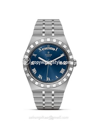 Tudor Royal Day-Date 41 Stainless Steel / Blue - Roman M28600-0005 Tudor Royal Day-Date 41 Stainless Steel / Blue - Roman M28600-0005
