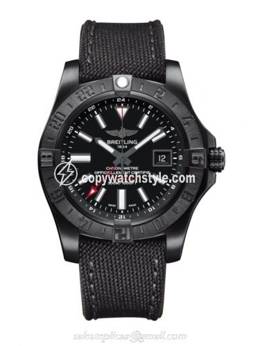 Breitling Avenger II GMT Black Steel / Volcano Black / Military M3239010.BF04.109W