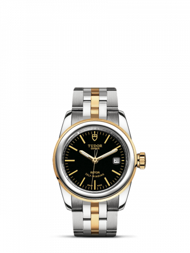 Tudor Glamour Date 26 Stainless Steel / Yellow Gold / Black / Bracelet M51003-0008 Tudor Glamour Date 26 Stainless Steel / Yellow Gold / Black / Bracelet M51003-0008