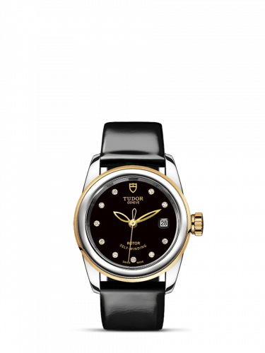 Tudor Glamour Date 26 Stainless Steel / Yellow Gold / Black-Diamond / Strap M51003-0023 Tudor Glamour Date 26 Stainless Steel / Yellow Gold / Black-Diamond / Strap M51003-0023
