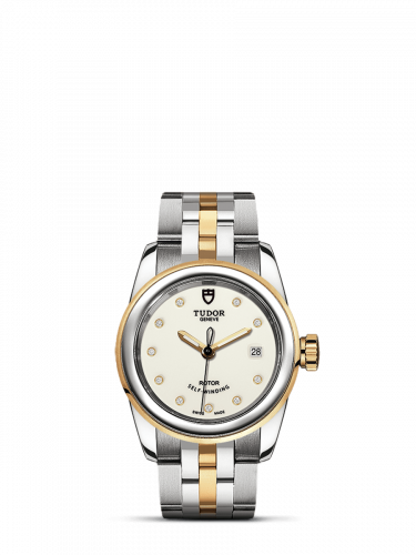 Tudor Glamour Date 26 Stainless Steel / Yellow Gold / Opaline-Diamond / Bracelet M51003-0026 Tudor Glamour Date 26 Stainless Steel / Yellow Gold / Opaline-Diamond / Bracelet M51003-0026