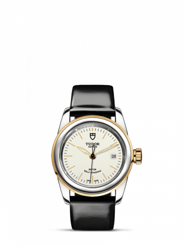 Tudor Glamour Date 26 Stainless Steel / Yellow Gold / Opaline / Strap M51003-0027