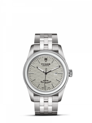 Tudor Glamour Date 31 Stainless Steel / Jacquard Silver / Bracelet M53000-0007 Tudor Glamour Date 31 Stainless Steel / Jacquard Silver / Bracelet M53000-0007