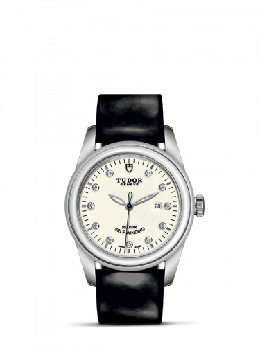 Tudor Glamour Date 31 Stainless Steel / Opaline-Diamond / Strap M53000-0092 Tudor Glamour Date 31 Stainless Steel / Opaline-Diamond / Strap M53000-0092