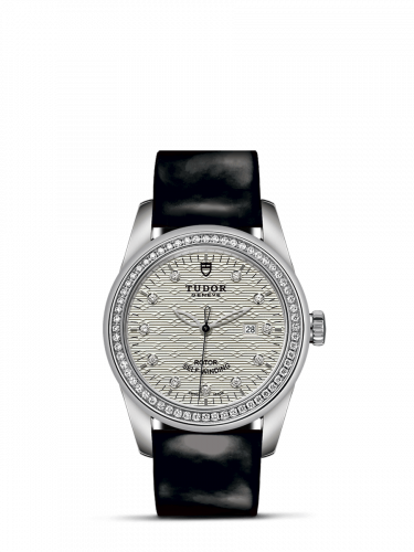 Tudor Glamour Date 31 Stainless Steel / Diamond / Jacquard Silver-Diamond / Strap M53020-0055 Tudor Glamour Date 31 Stainless Steel / Diamond / Jacquard Silver-Diamond / Strap M53020-0055