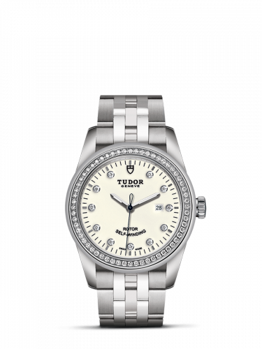 Tudor Glamour Date 31 Stainless Steel / Diamond / Opaline-Diamond / Bracelet M53020-0074 Tudor Glamour Date 31 Stainless Steel / Diamond / Opaline-Diamond / Bracelet M53020-0074