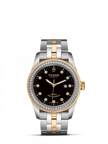 Tudor Glamour Date 31 Stainless Steel / Yellow Gold / Diamond / Black-Diamond / Bracelet M53023-0017 Tudor Glamour Date 31 Stainless Steel / Yellow Gold / Diamond / Black-Diamond / Bracelet M53023-0017