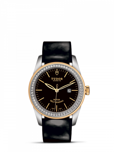 Tudor Glamour Date 31 Stainless Steel / Yellow Gold / Diamond / Black / Strap M53023-0040 Tudor Glamour Date 31 Stainless Steel / Yellow Gold / Diamond / Black / Strap M53023-0040