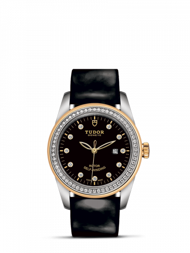 Tudor Glamour Date 31 Stainless Steel / Yellow Gold / Diamond / Black-Diamond / Strap M53023-0041 Tudor Glamour Date 31 Stainless Steel / Yellow Gold / Diamond / Black-Diamond / Strap M53023-0041