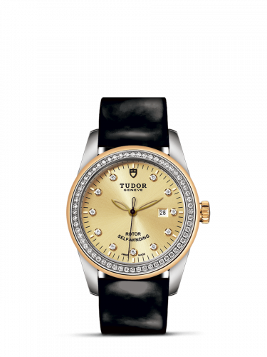 Tudor Glamour Date 31 Stainless Steel / Yellow Gold / Diamond / Champagne-Diamond / Strap M53023-0045 Tudor Glamour Date 31 Stainless Steel / Yellow Gold / Diamond / Champagne-Diamond / Strap M53023-0045
