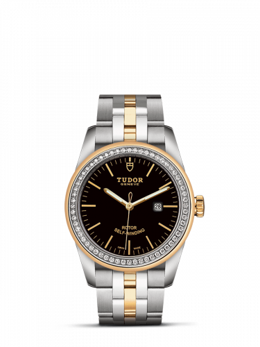 Tudor Glamour Date 31 Stainless Steel / Yellow Gold / Diamond / Black / Bracelet M53023-0064 Tudor Glamour Date 31 Stainless Steel / Yellow Gold / Diamond / Black / Bracelet M53023-0064