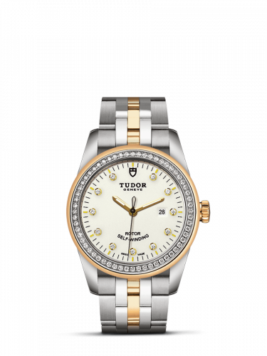Tudor Glamour Date 31 Stainless Steel / Yellow Gold / Diamond / Opaline-Diamond / Bracelet M53023-0066 Tudor Glamour Date 31 Stainless Steel / Yellow Gold / Diamond / Opaline-Diamond / Bracelet M53023-0066