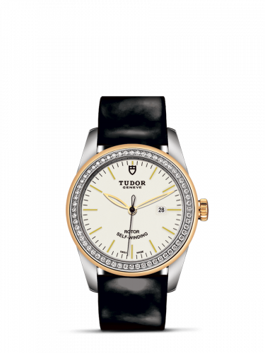 Tudor Glamour Date 31 Stainless Steel / Yellow Gold / Diamond / Opaline / Strap M53023-0071 Tudor Glamour Date 31 Stainless Steel / Yellow Gold / Diamond / Opaline / Strap M53023-0071