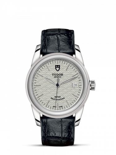 Tudor Glamour Date 36 Stainless Steel / Jacquard Silver / Strap M55000-0050 Tudor Glamour Date 36 Stainless Steel / Jacquard Silver / Strap M55000-0050