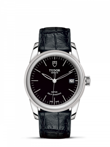 Tudor Glamour Date 36 Stainless Steel / Black / Strap M55000-0068 Tudor Glamour Date 36 Stainless Steel / Black / Strap M55000-0068