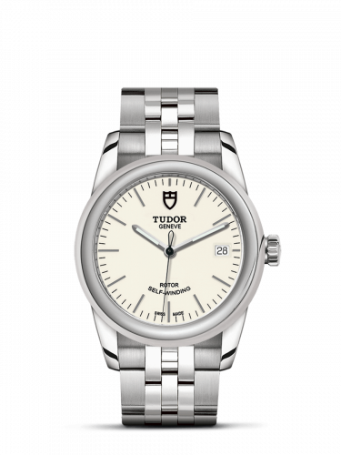 Tudor Glamour Date 36 Stainless Steel / Opaline / Bracelet M55000-0103 Tudor Glamour Date 36 Stainless Steel / Opaline / Bracelet M55000-0103