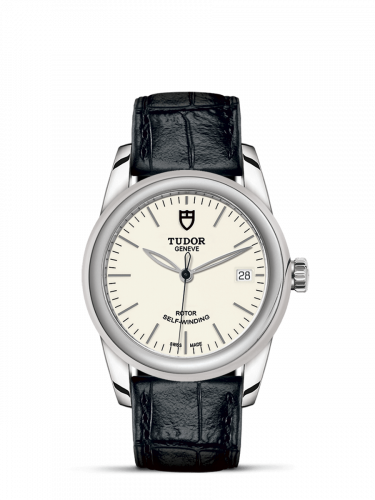 Tudor Glamour Date 36 Stainless Steel / Opaline / Strap M55000-0107 Tudor Glamour Date 36 Stainless Steel / Opaline / Strap M55000-0107