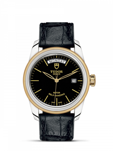 Tudor Glamour Day + Date Stainless Steel / Yellow Gold / Black / Strap M56003-0040 Tudor Glamour Day + Date Stainless Steel / Yellow Gold / Black / Strap M56003-0040