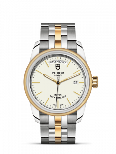 Tudor Glamour Day + Date Stainless Steel / Yellow Gold / Opaline/ Bracelet M56003-0112 Tudor Glamour Day + Date Stainless Steel / Yellow Gold / Opaline/ Bracelet M56003-0112