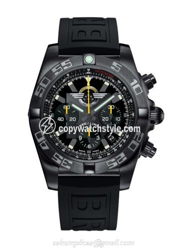 Breitling Chronomat 44 Blacksteel / Breitling Jet Team / Rubber MB01109L.BD48.153S Breitling Chronomat 44 Blacksteel / Breitling Jet Team / Rubber MB01109L.BD48.153S
