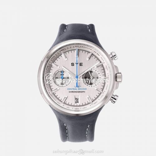SYE MOT1ON Chronograph Silver Edition / Petroleum MCFE-SI-PE