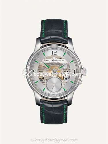 Moritz Grossmann Atum Pure L Stainless Steel / Green MG-001097 Moritz Grossmann Atum Pure L Stainless Steel / Green MG-001097