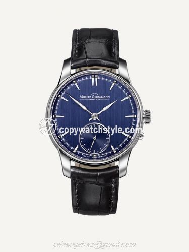 Moritz Grossmann Atum Pure Stainless Steel / Blue MG-000499 Moritz Grossmann Atum Pure Stainless Steel / Blue MG-000499
