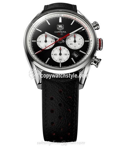 TAG Heuer Carrera CH80 Stainless Steel / Black / Calf CBA2110.FC6347 TAG Heuer Carrera CH80 Stainless Steel / Black / Calf CBA2110.FC6347