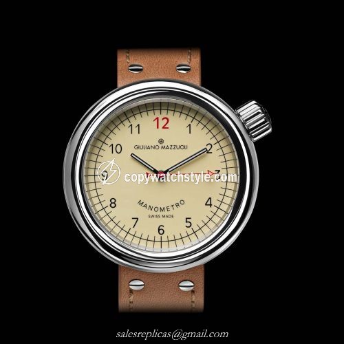 Giuliano Mazzuoli Manometro Polished / Ivory MRP01N Giuliano Mazzuoli Manometro Polished / Ivory MRP01N