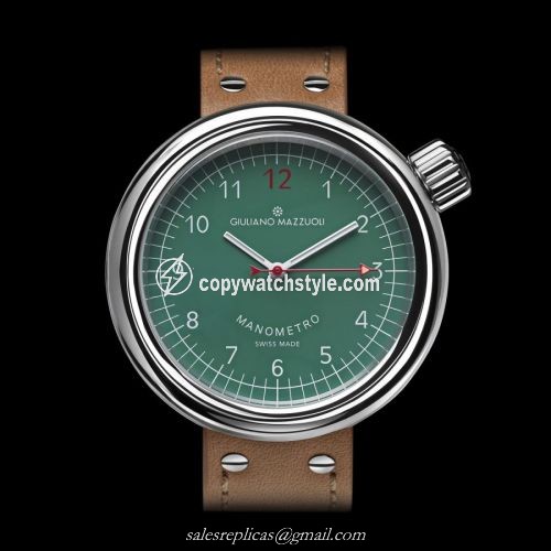 Giuliano Mazzuoli Manometro Polished / Green MRP04N Giuliano Mazzuoli Manometro Polished / Green MRP04N