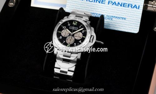 Panerai Luminor Chrono Inverted Panda PAM00122 Panerai Luminor Chrono Inverted Panda PAM00122