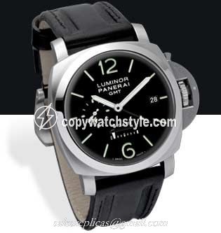 Panerai Luminor 1950 44 8 Days GMT Stainless Steel / Black PAM00233.1 Panerai Luminor 1950 44 8 Days GMT Stainless Steel / Black PAM00233.1