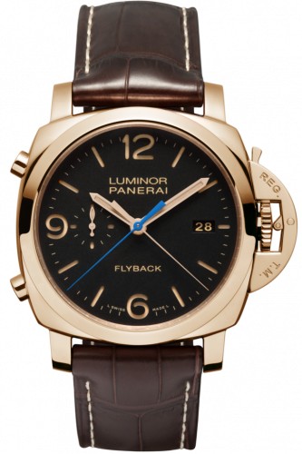 Panerai Luminor 1950 44 3 Days Chrono Flyback Automatic Red Gold / Black PAM00525 Panerai Luminor 1950 44 3 Days Chrono Flyback Automatic Red Gold / Black PAM00525