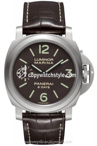 Panerai Luminor Marina 44 8 Days Titanium / Brown PAM00564 Panerai Luminor Marina 44 8 Days Titanium / Brown PAM00564
