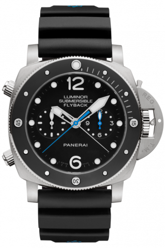 Panerai Luminor Submersible 47 3 Days Chrono Flyback Automatic Titanium / Ceramic / Black PAM00615