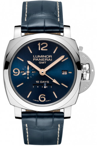 Panerai Luminor 1950 10 Days GMT Automatic Acciaio Boutique Blue PAM00689 Panerai Luminor 1950 10 Days GMT Automatic Acciaio Boutique Blue PAM00689