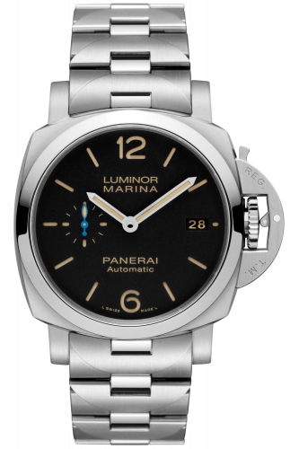 Panerai Luminor 1950 Marina 42 3 Days Automatic Stainless Steel / Black / Bracelet PAM00722