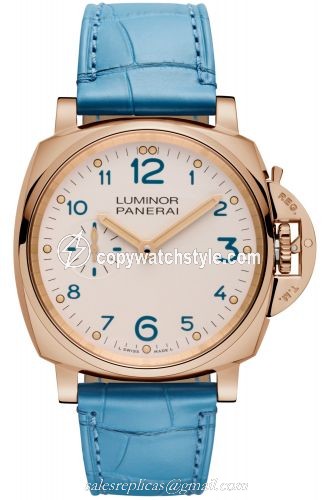 Panerai Luminor Due 42 3 Days Red Gold / White PAM00741 Panerai Luminor Due 42 3 Days Red Gold / White PAM00741