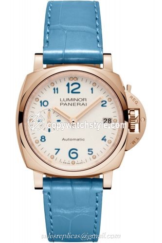 Panerai Luminor Due 38 Automatic Red Gold / White PAM00756 Panerai Luminor Due 38 Automatic Red Gold / White PAM00756