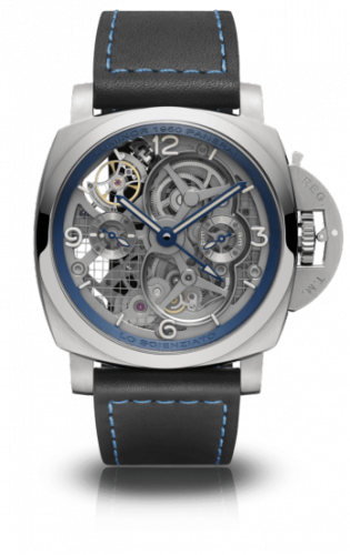 Panerai Luminor 1950 Tourbillon GMT Titanio Lo Scienziato Blue PAM00767