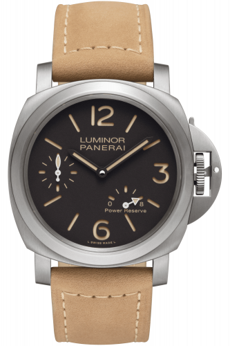 Panerai Luminor 44 8 Days Power Reserve Titanium / Brown PAM00797