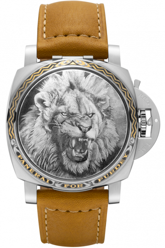 Panerai Luminor 1950 3 Days Automatic Acciaio Sealand for Purdey Lion PAM00853